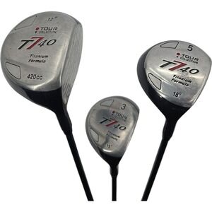 Tour Collection T740 Titanium Formula Driver 3 & 5 Fairway Wood Bundle Ladies RH
